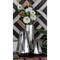 CosmoLiving by Cosmopolitan Silver Stoneware Glam Vase Set